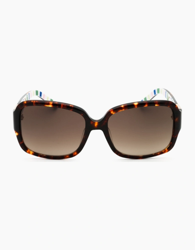 Kate Spade Lulu Havana Brown SF Sunglasses