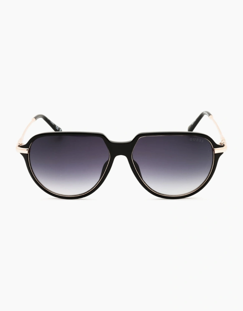 Guess Shiny Black Sunglasses