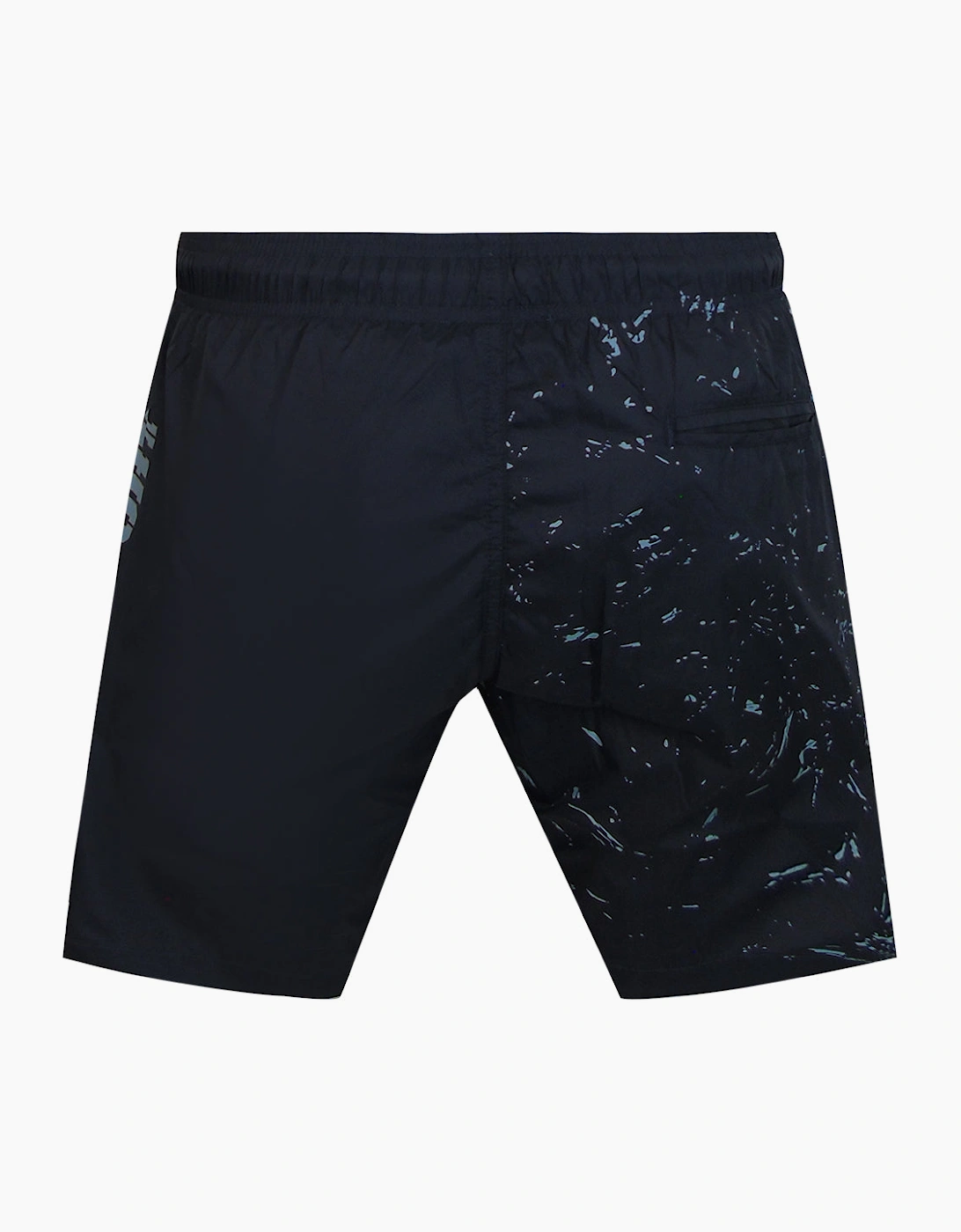 Plein Sport Water Tiger Logo Medium Boardshort Dark Grey Swim Shorts