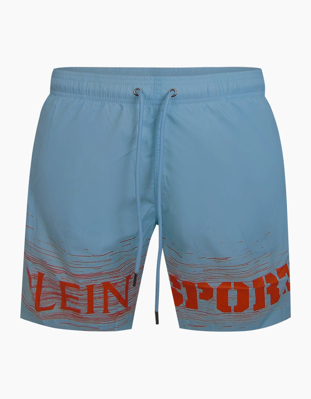 Plein Sport Shade Logo Medium Boardshort Blue Swim Shorts