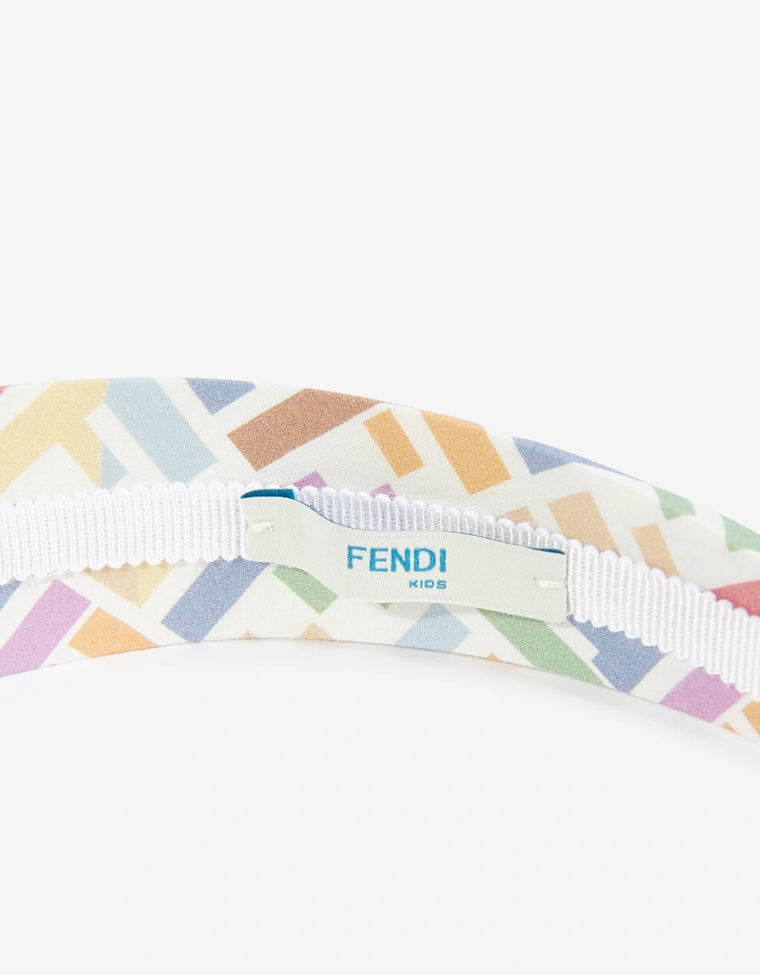 Fendi Girls FF Logo Headband in Multicolour