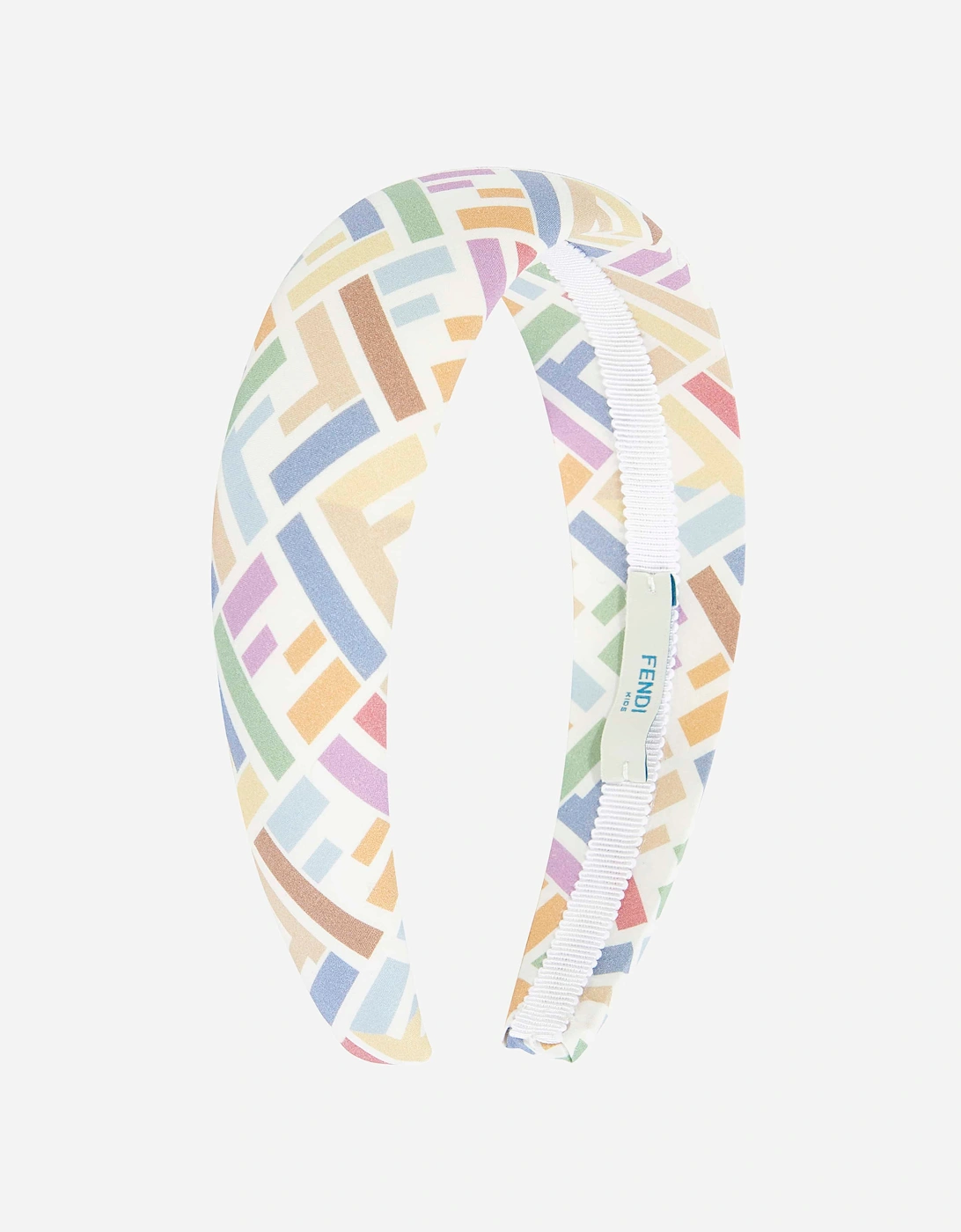 Fendi Girls FF Logo Headband in Multicolour