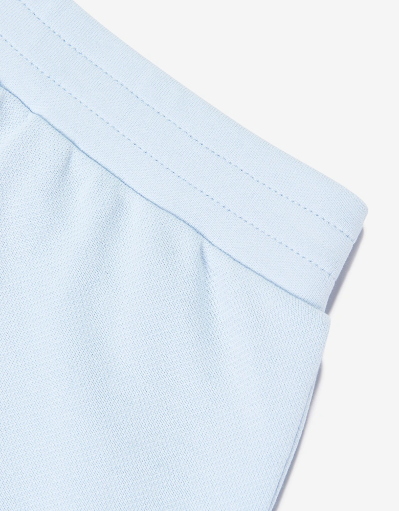 Fendi Boys FF Logo Bermuda Shorts in Blue