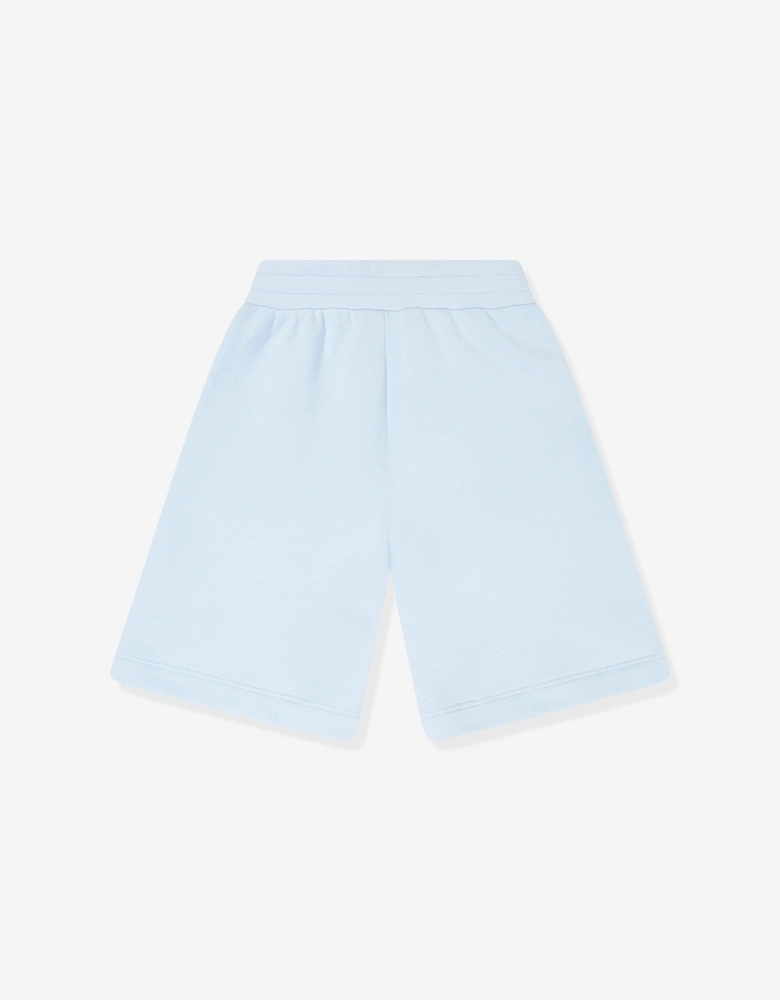 Fendi Boys FF Logo Bermuda Shorts in Blue