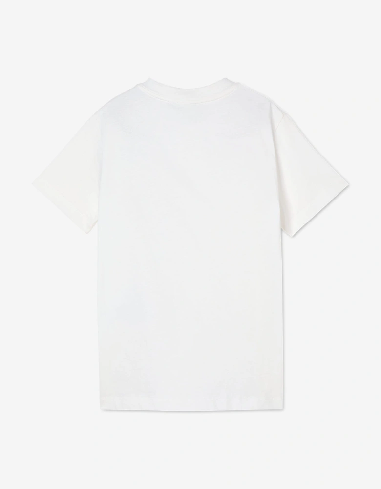 Fendi Kids Logo T-Shirt in White