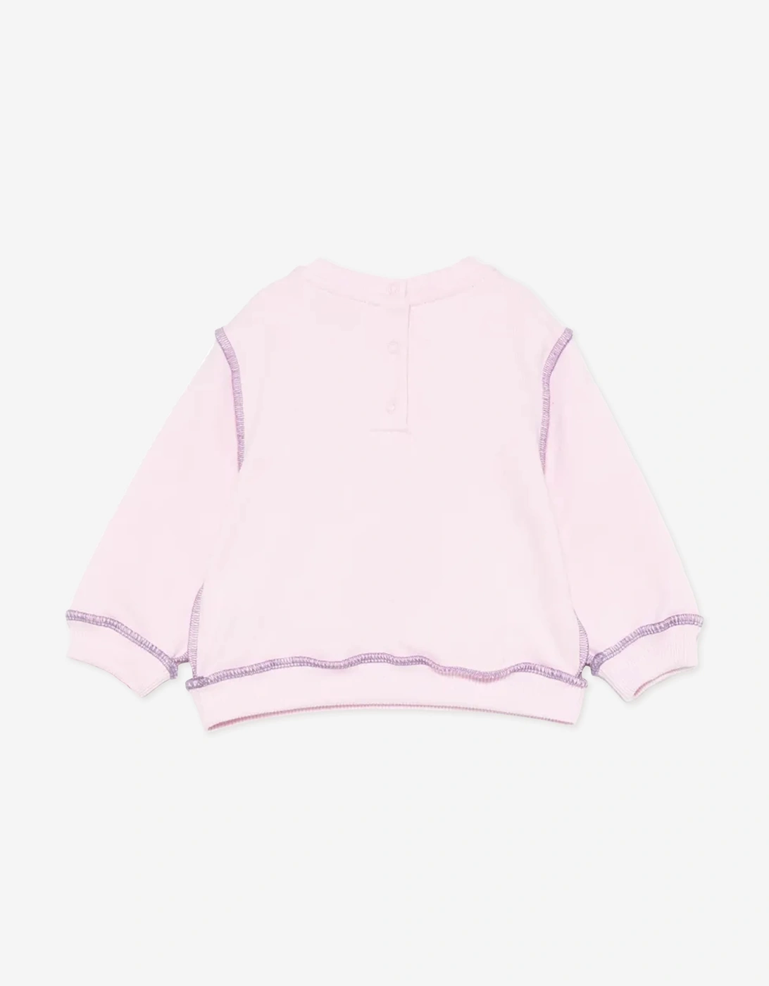 PUCCI Baby Girls Logo Sweatshirt in Pink