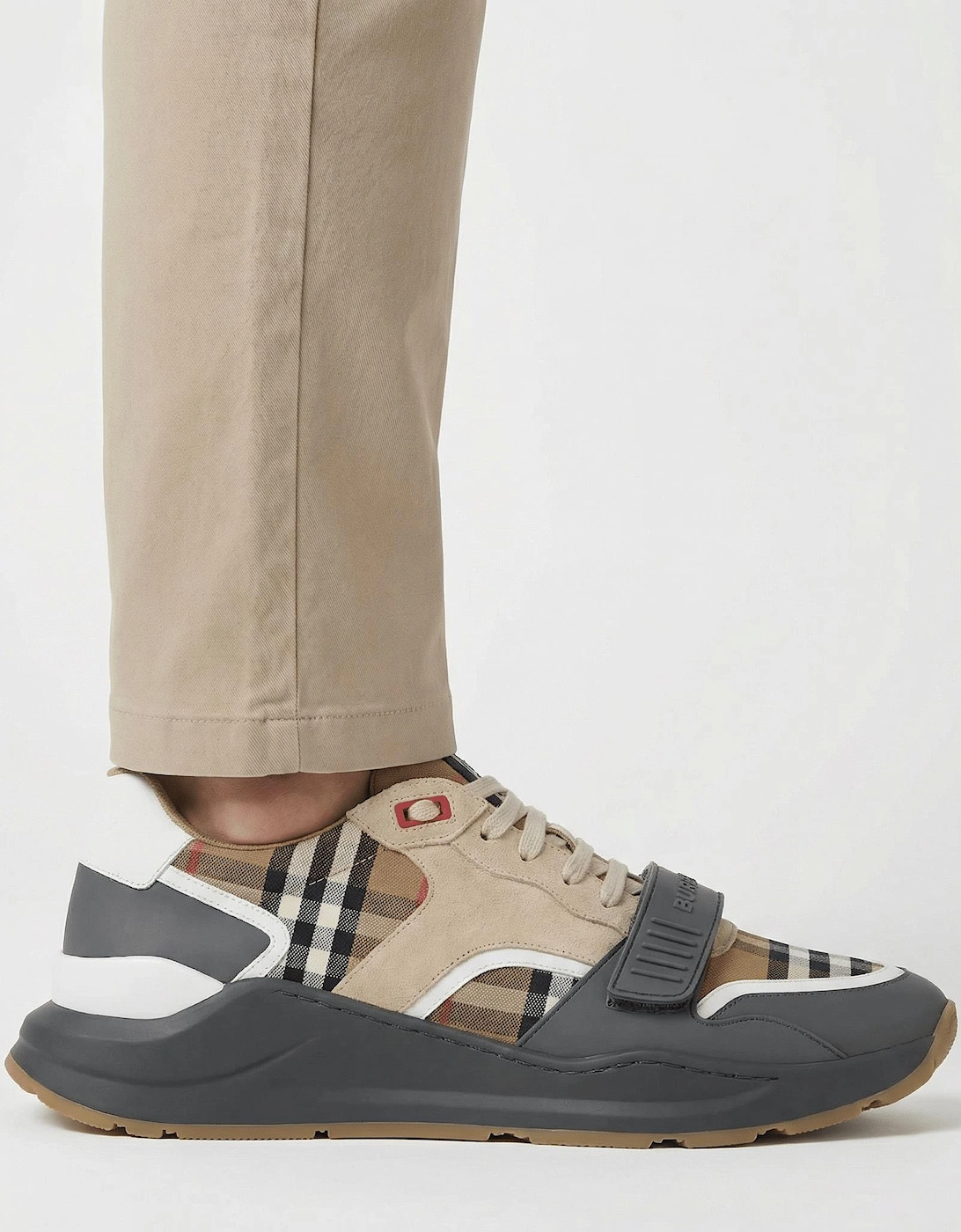 Burberry 'Ramsey Runner' Trainers Taupe Brown