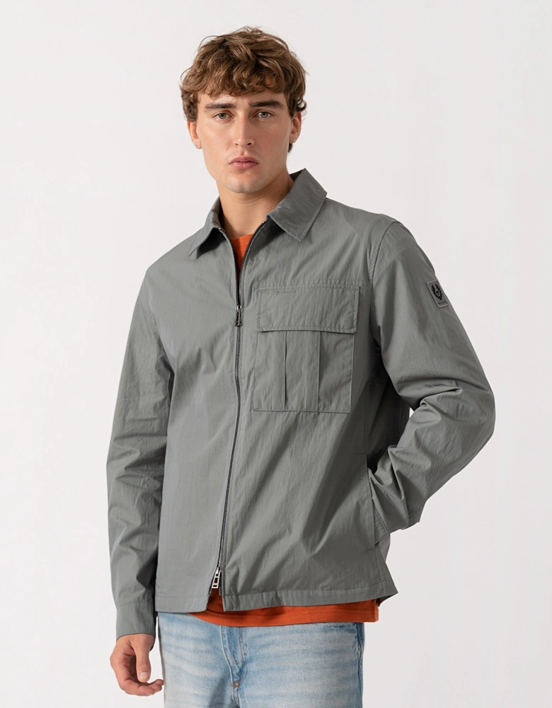 Belstaff Cargo Mens Overshirt - Atlantic Grey