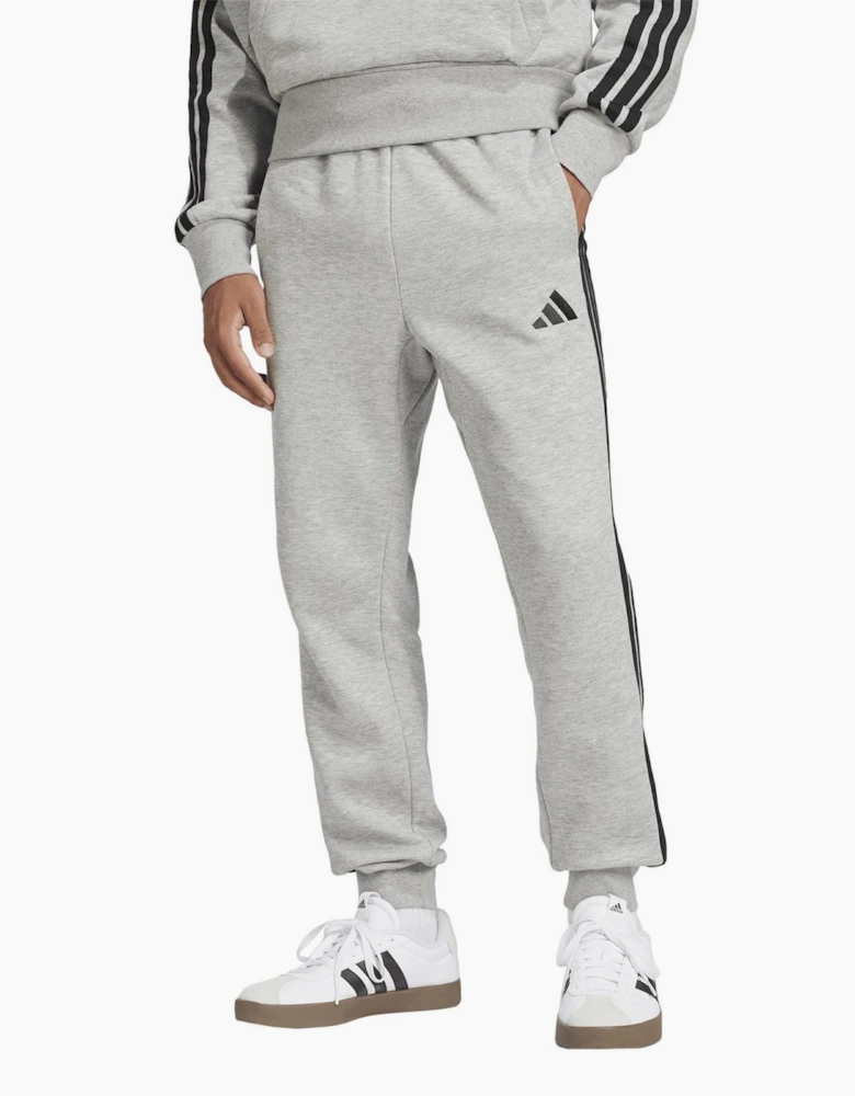 Fleece Tapered Cuff 3 Stripes Joggers