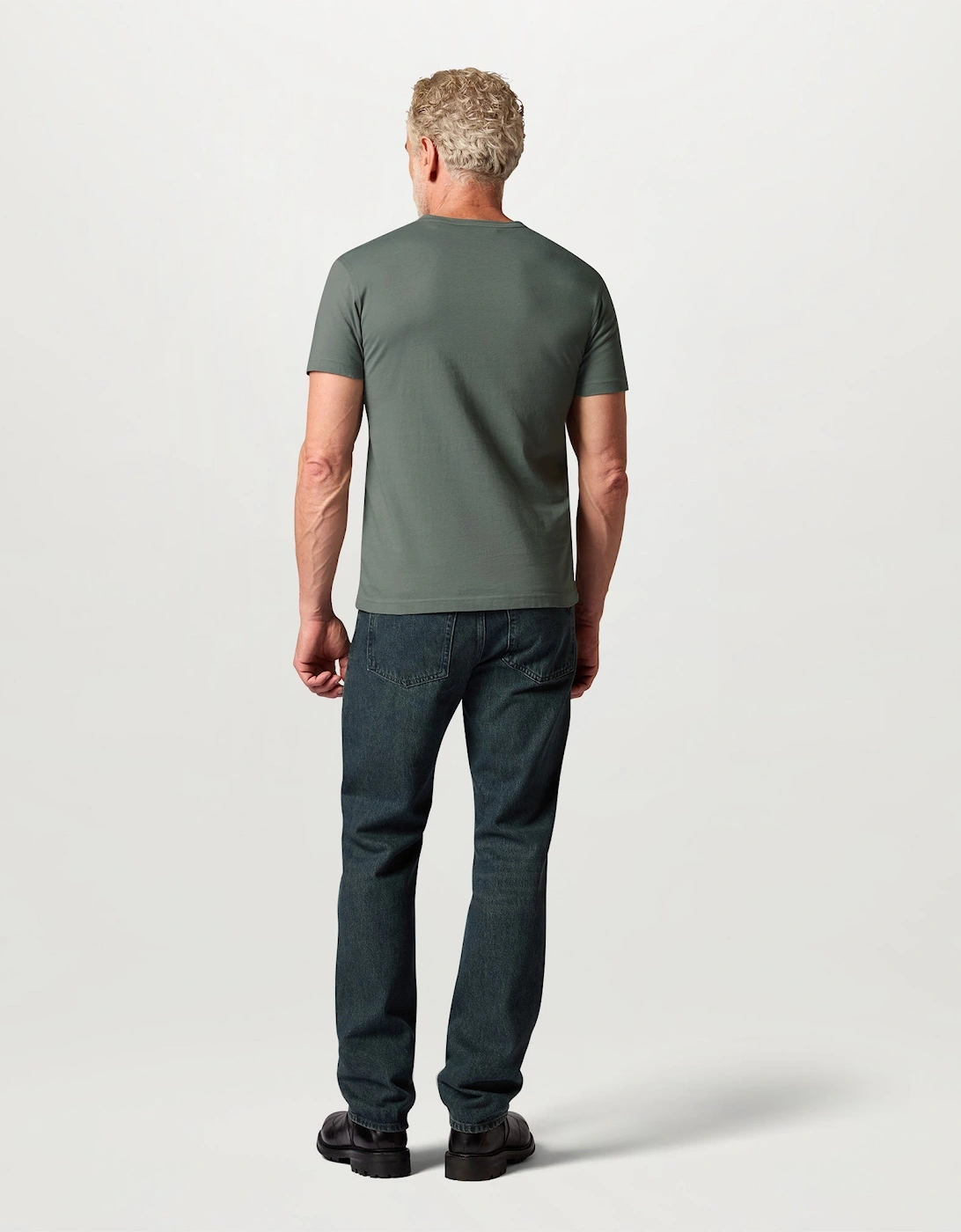 Belstaff Mens Icon Logo T-Shirt - Atlantic Grey