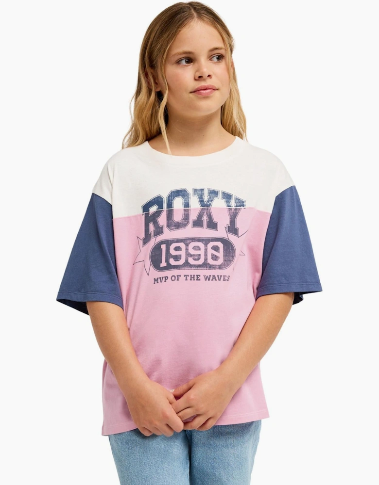 Roxy Girls Snow Starlight Short Sleeve T-Shirt