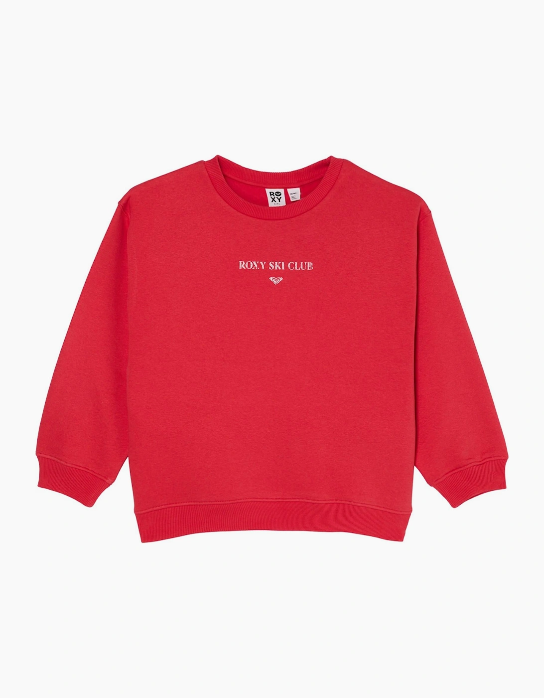 Roxy Girl's Roxy Girls Morning Hike Brushed Relaxed Sweatshirt - Pink