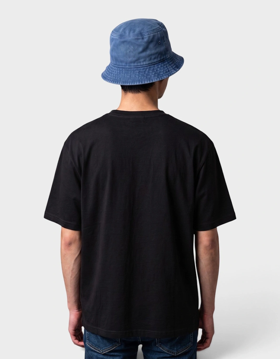 WIP Garrison Bucket Hat Stone Dyed Blue
