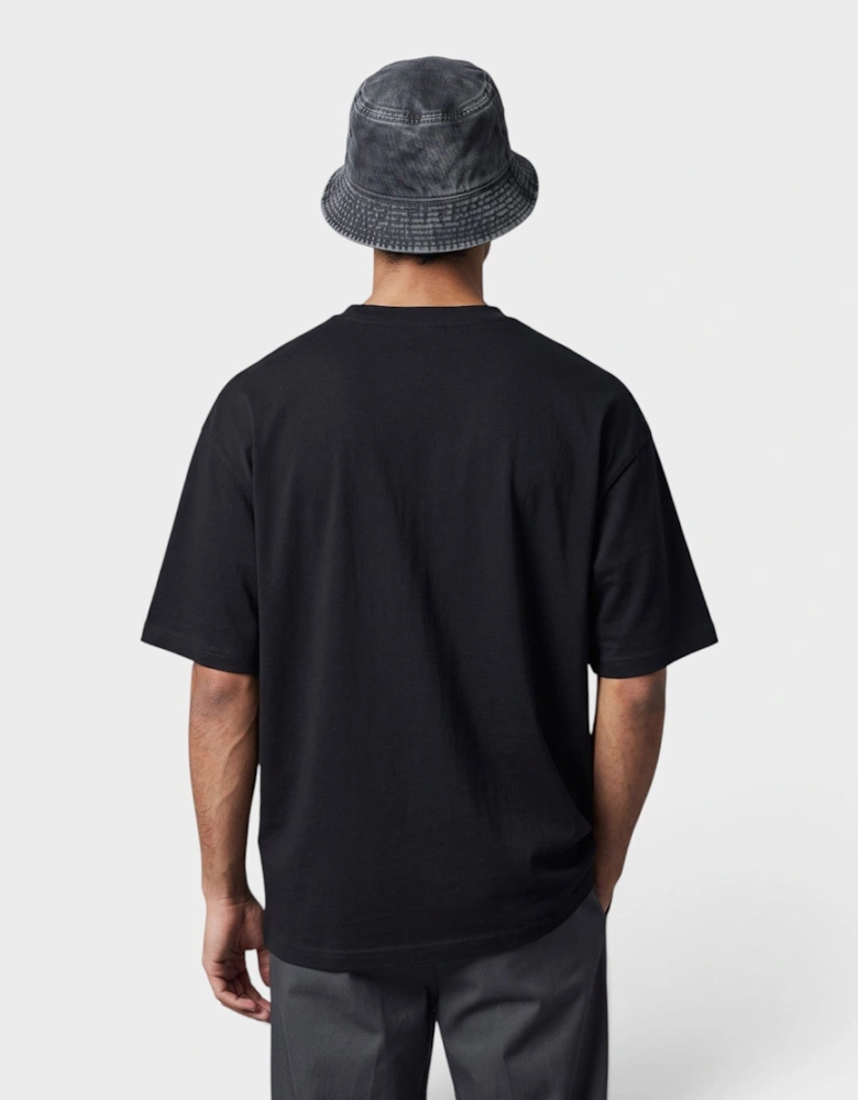 WIP Garrison Bucket Hat Stone Dyed Black