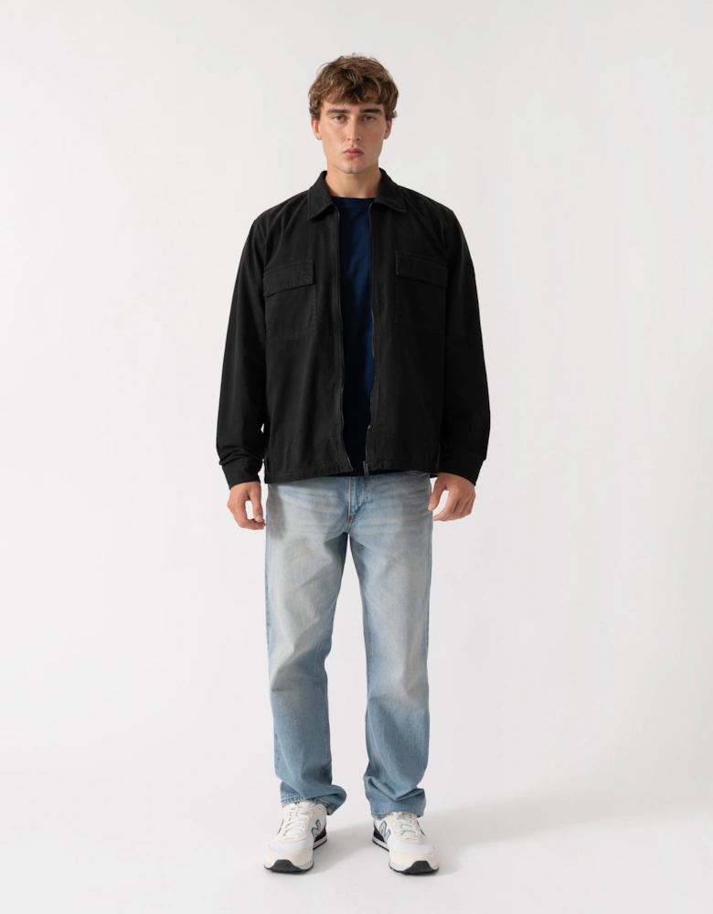 BOSS Orange Lorum 1 Mens Zip Overshirt - Black 001