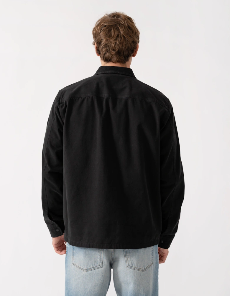 BOSS Orange Lorum 1 Mens Zip Overshirt - Black 001