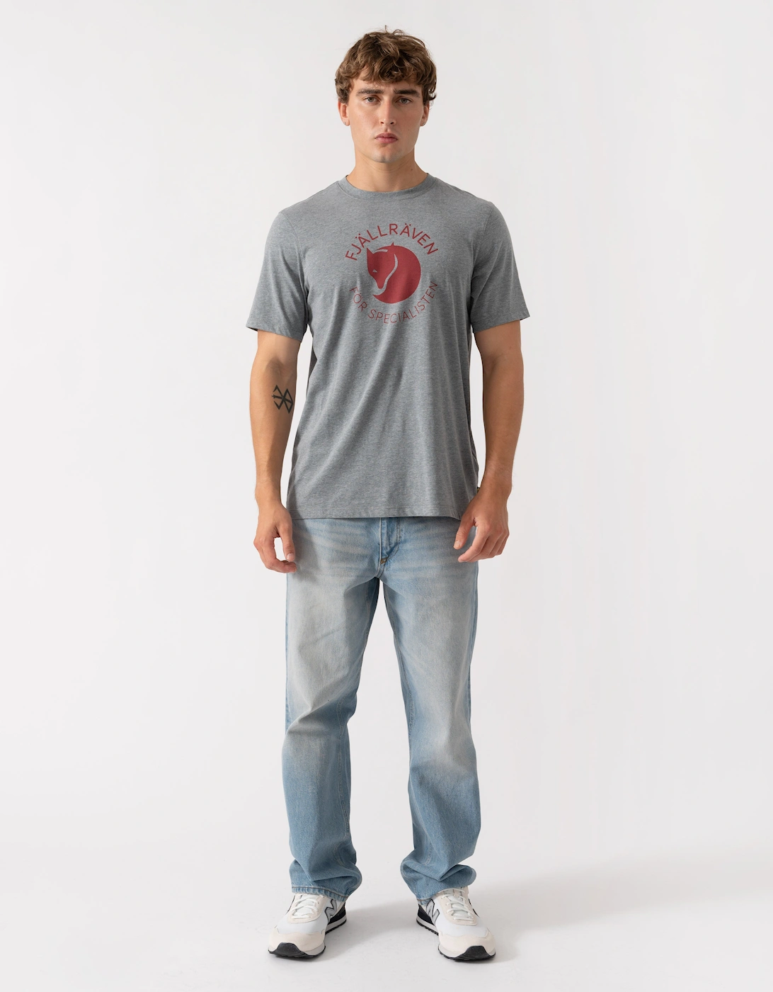 Fjallraven Fox Mens T-Shirt - Grey Melange 051