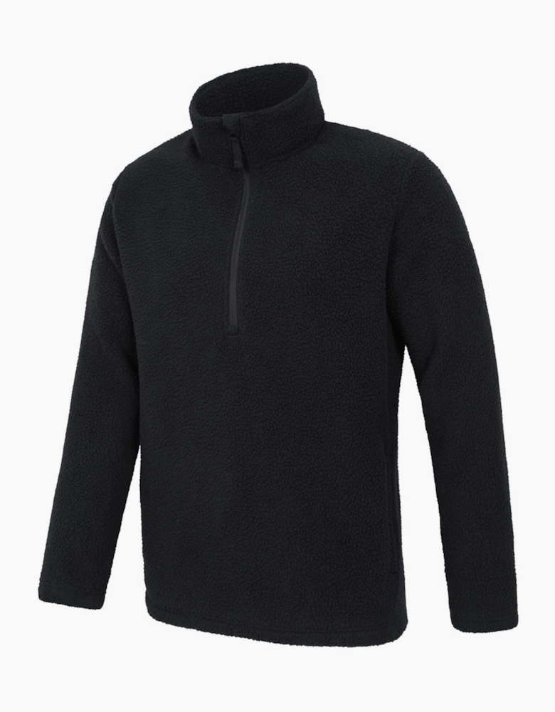 Mountain Warehouse Mens Ted Borg Half Zip Fleece Top