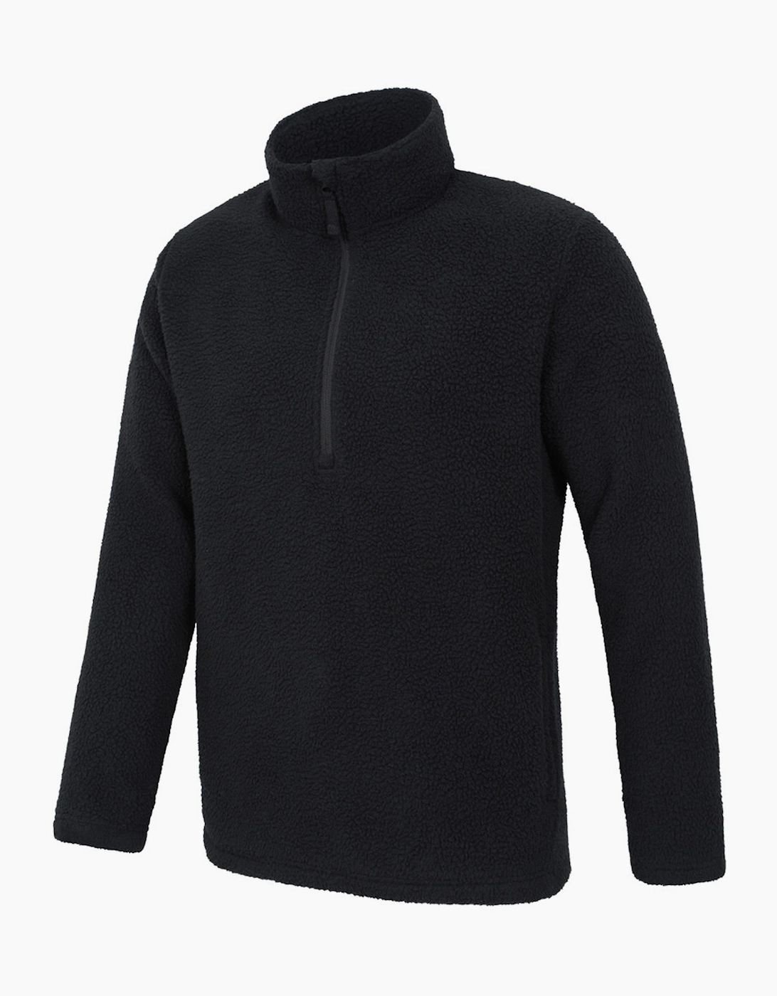 Mountain Warehouse Mens Ted Borg Half Zip Fleece Top