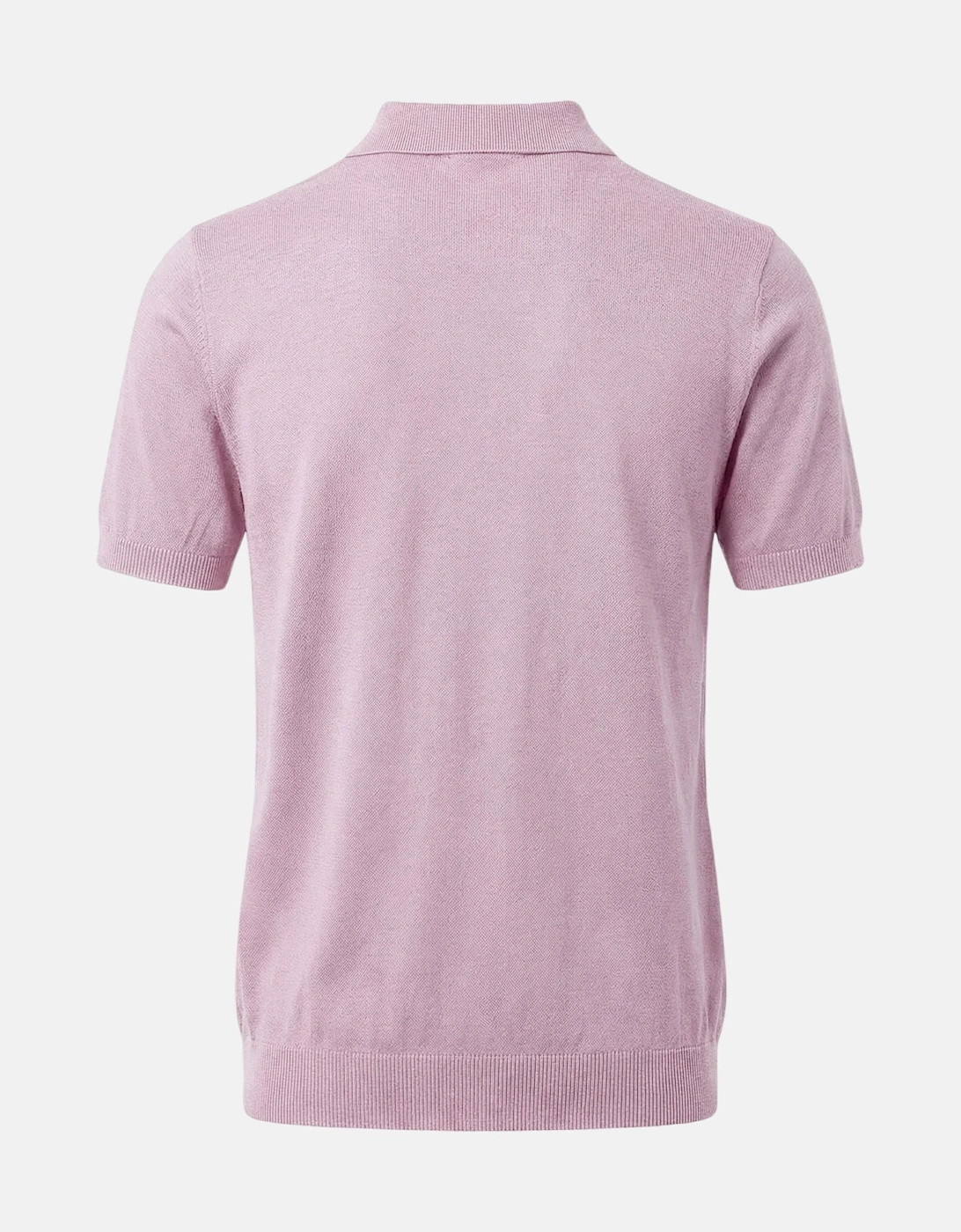 Fine Knit Air Cotton Polo Shirt Magnolia
