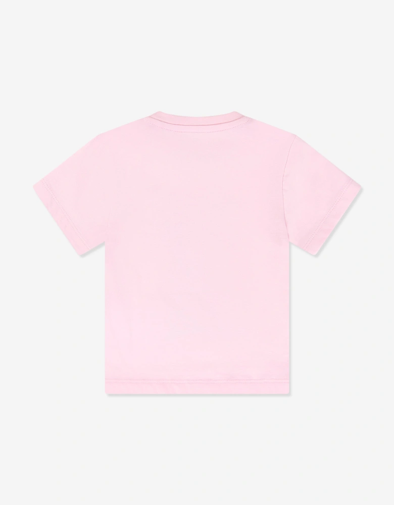 Guess Girls Teddy Bear T-Shirt in Pink