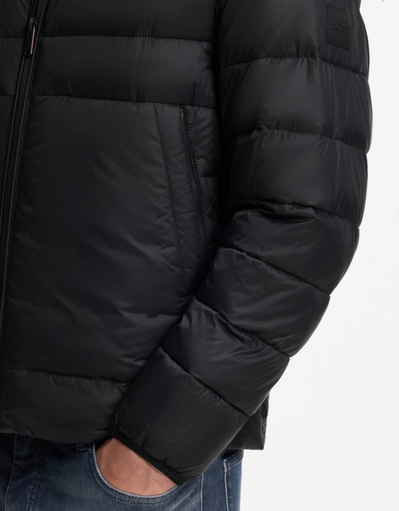 BOSS Orange Odenni Mens Water Repellent Padded Jacket - Black 001