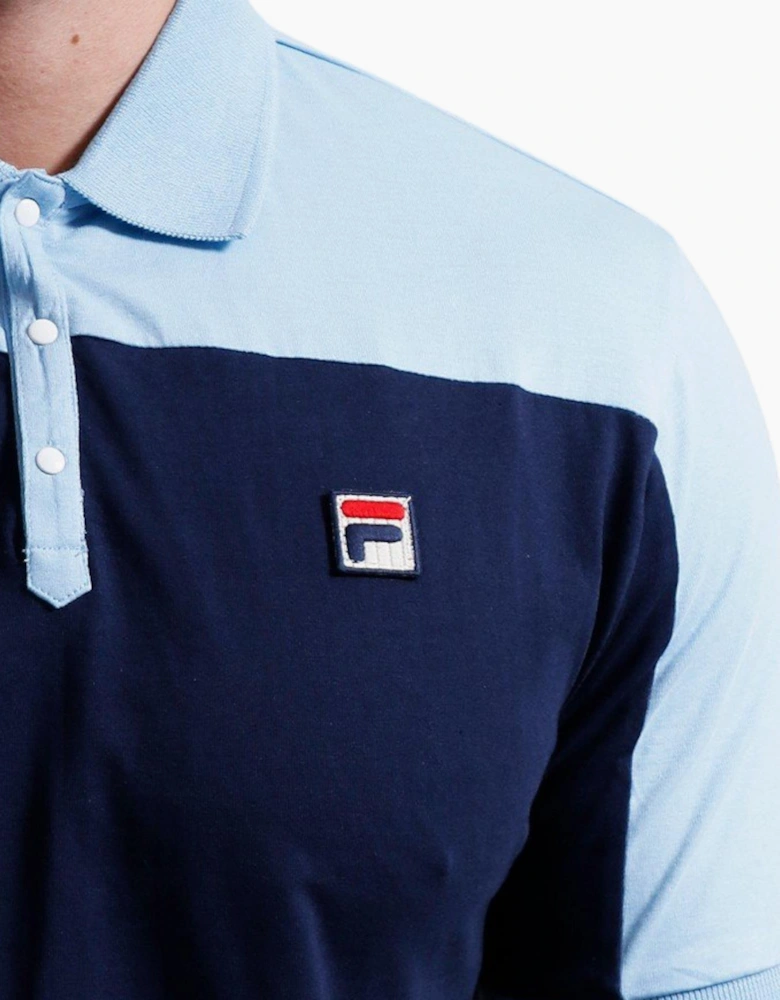 Fila Mens Polo Shirt Mivvi Short Sleeve Summer Polo Cotton