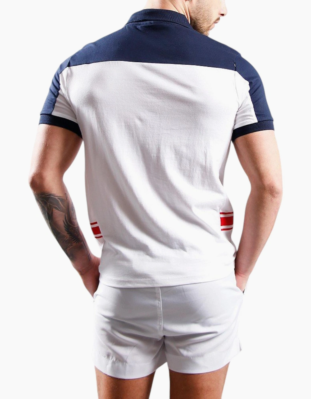 Fila Mens Polo Shirt Mivvi Short Sleeve Summer Polo Cotton