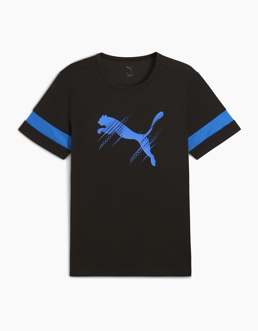 Puma Puma Men's Attacanto Logo Jersey Short Sleeve Performance T-Shirt - Black
