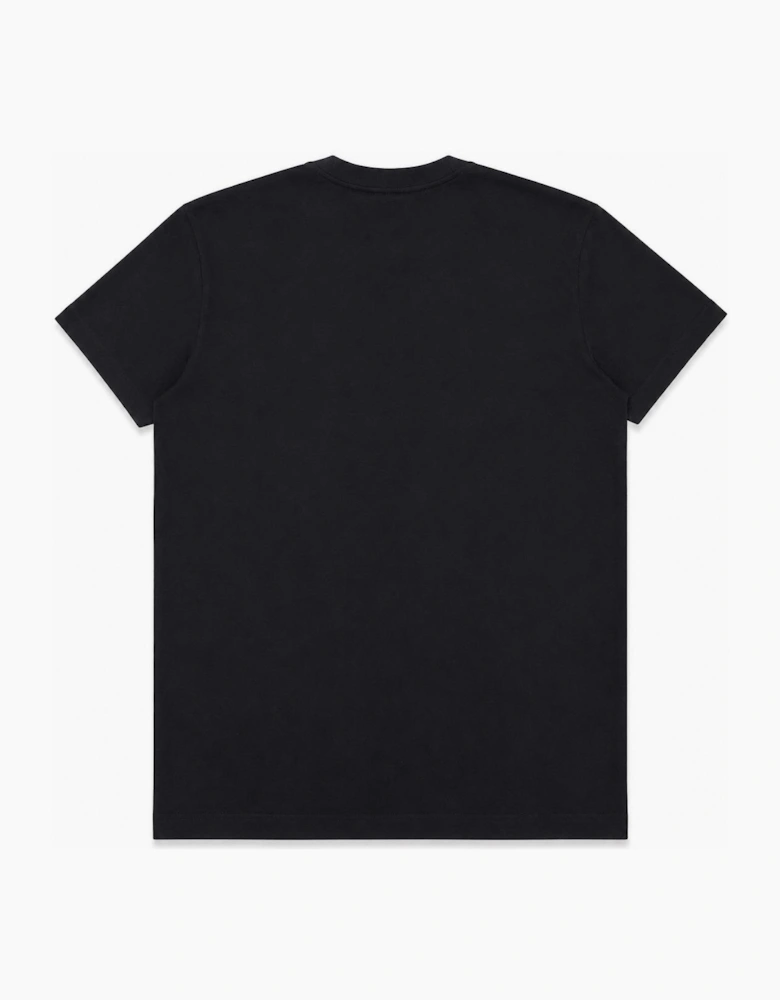 Dolce & Gabbana Embossed DG Logo T-Shirt in Black
