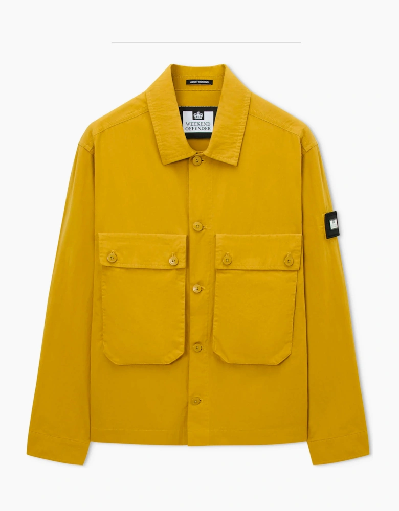 Weekend Offender Pancho relaxed overshirt Saffron