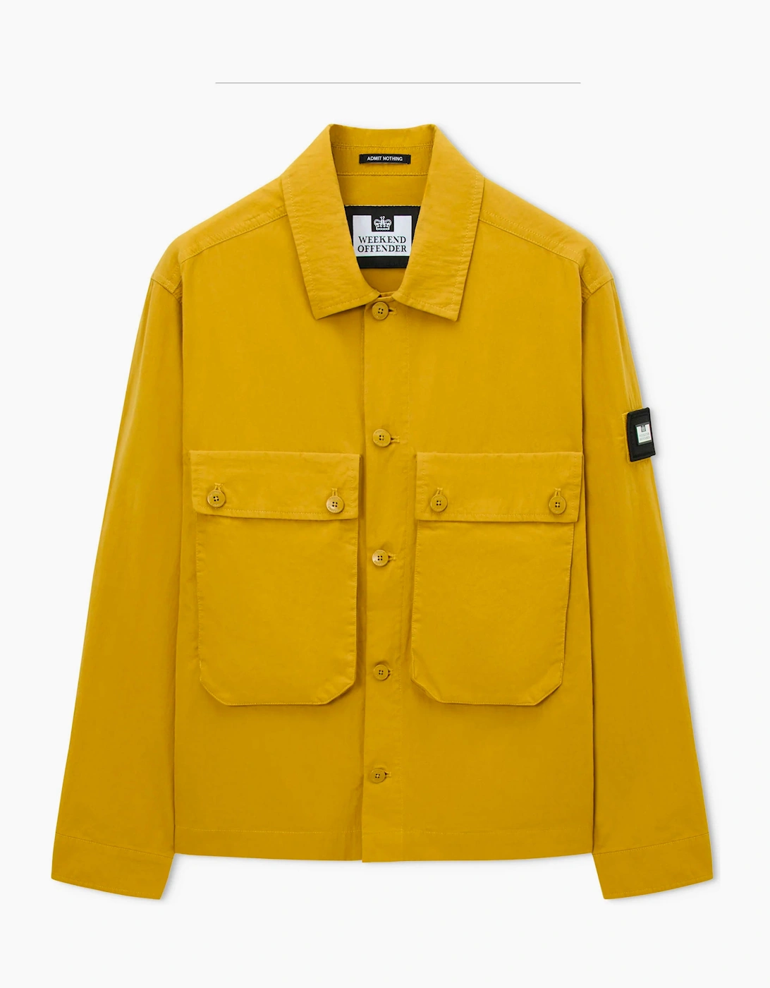 Weekend Offender Pancho relaxed overshirt Saffron