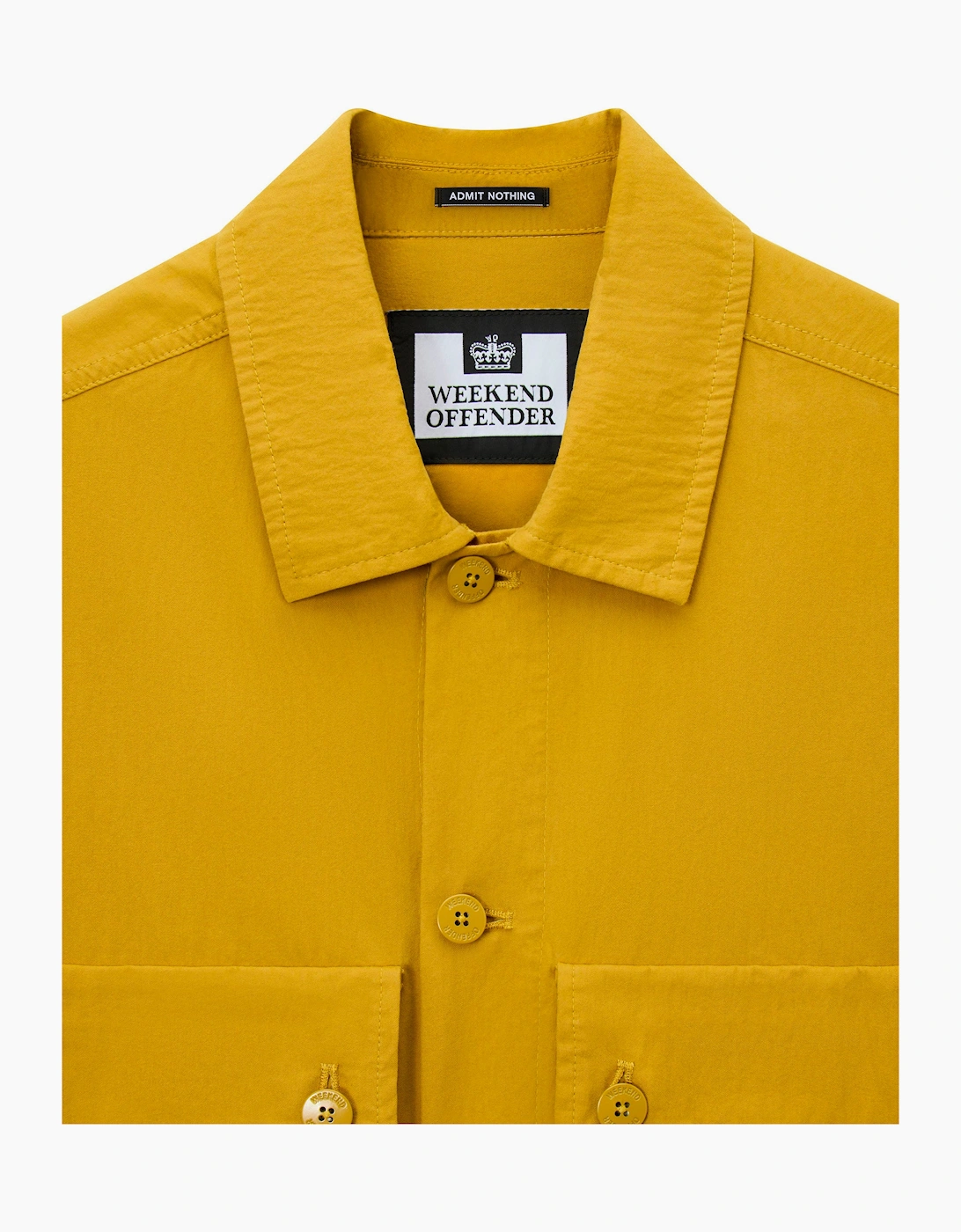 Weekend Offender Pancho relaxed overshirt Saffron