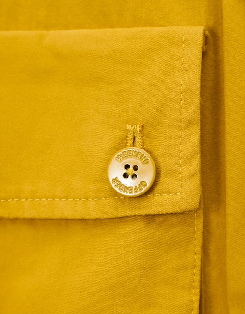 Weekend Offender Pancho relaxed overshirt Saffron