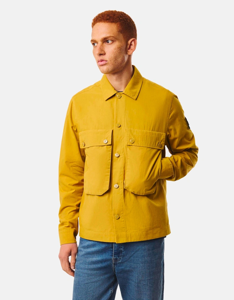 Weekend Offender Pancho relaxed overshirt Saffron