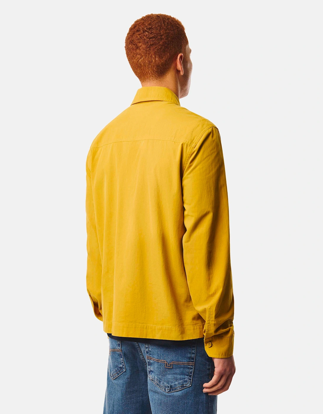 Weekend Offender Pancho relaxed overshirt Saffron