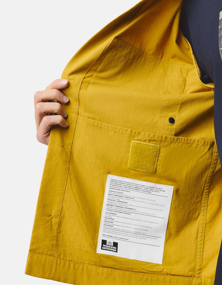 Weekend Offender Pancho relaxed overshirt Saffron