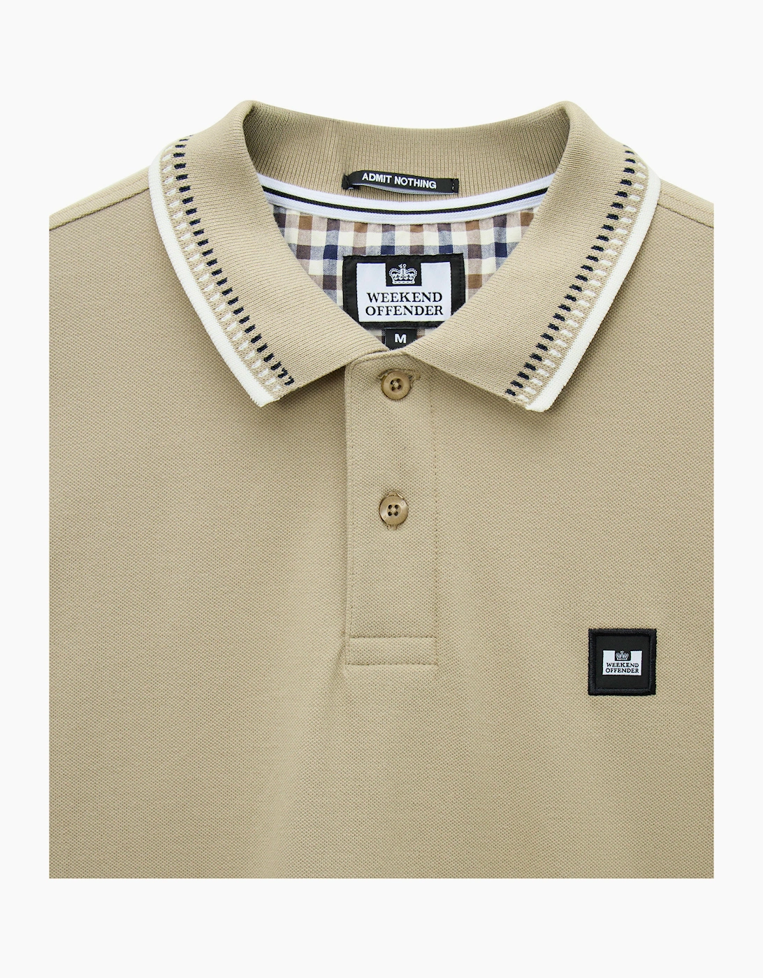 Weekend Offender Rockhampton dash tipped polo Rock