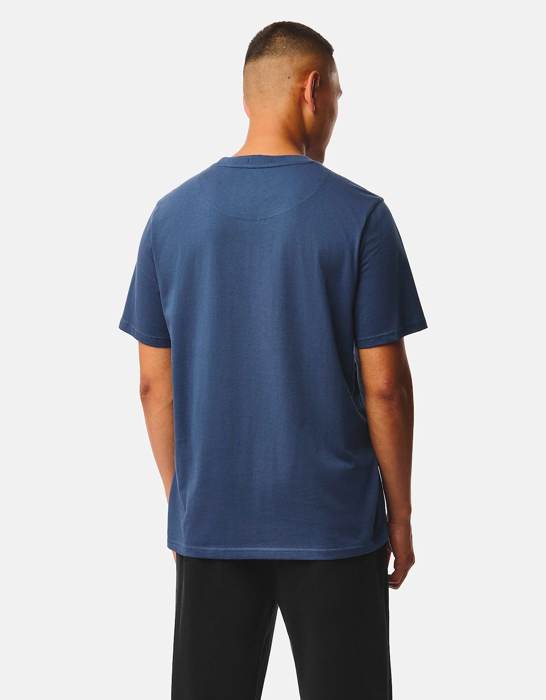 Weekend Offender Brooklands badge tee LAGOON BLUE