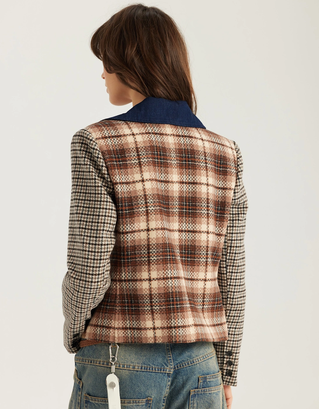 ME369 Daphne velvet double breasted jacket