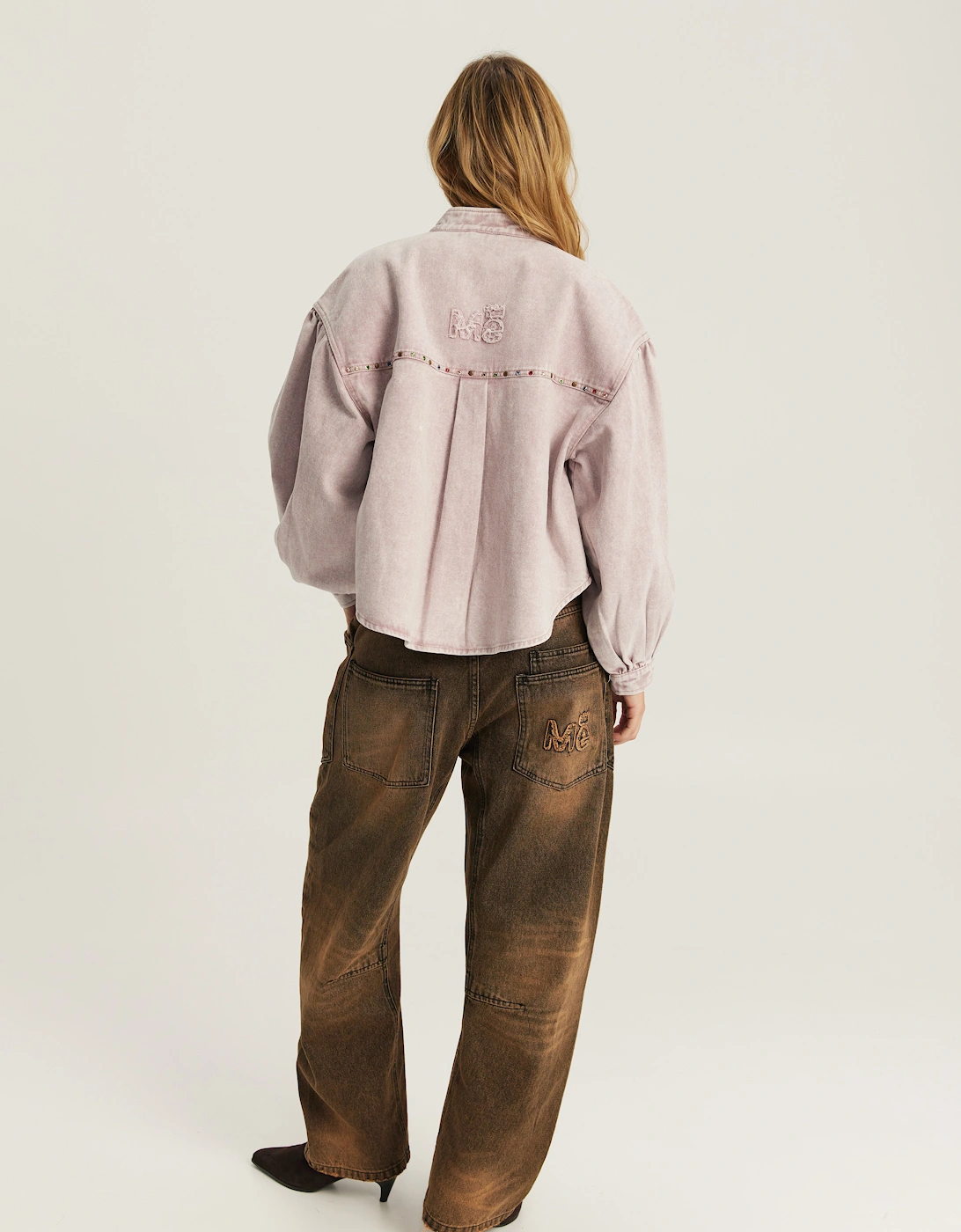 Juno tapered denim pants