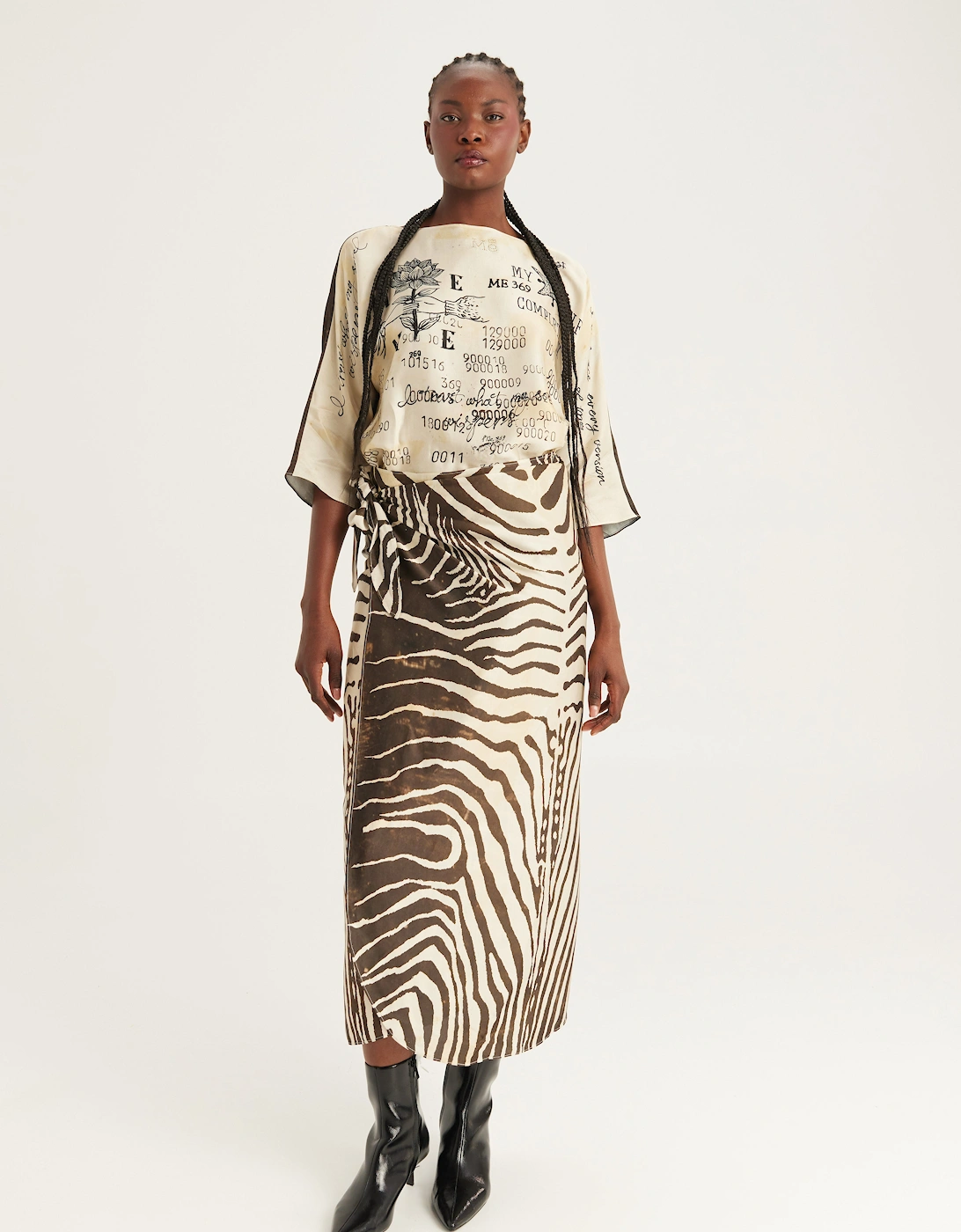 ME 369 Lila wrap skirt dress