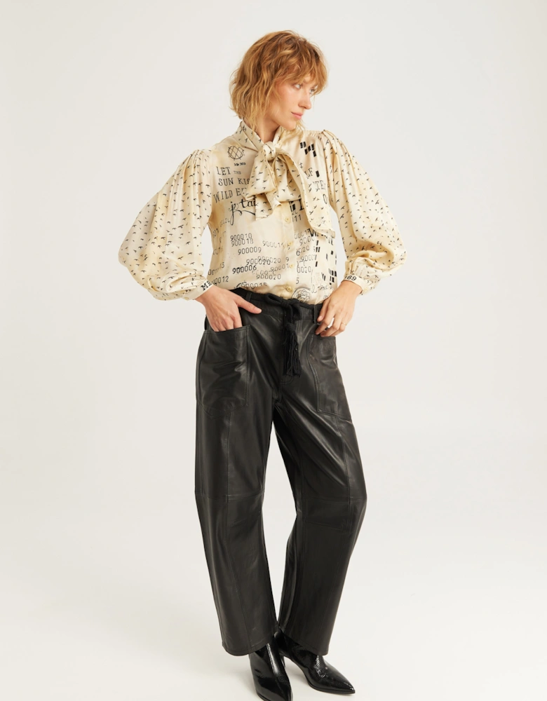 ME 369 Nola printed tie shirt