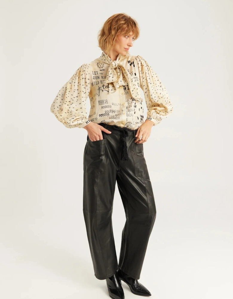 ME 369 Nola printed tie shirt