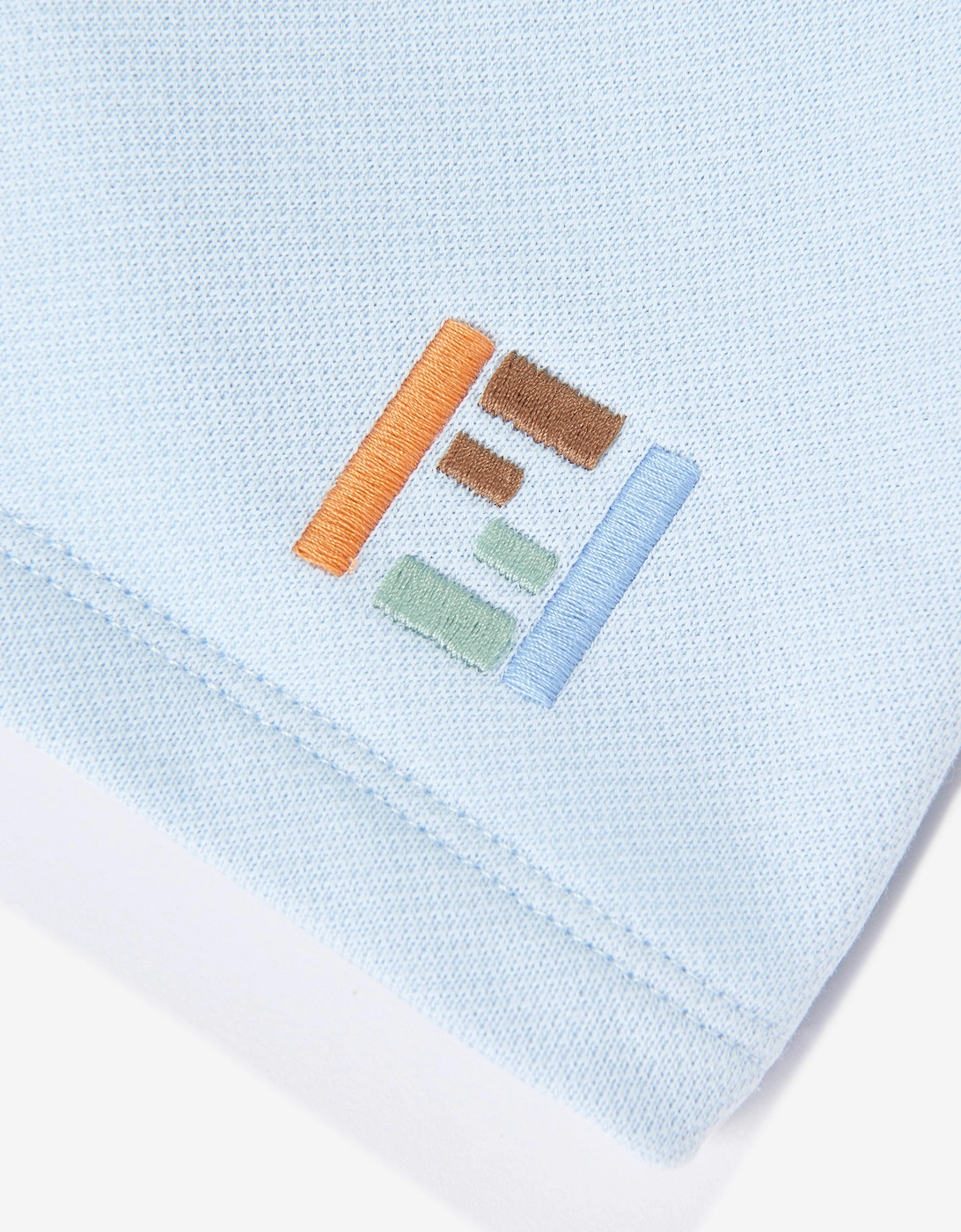 Fendi Baby Boys FF Logo Shorts in Blue