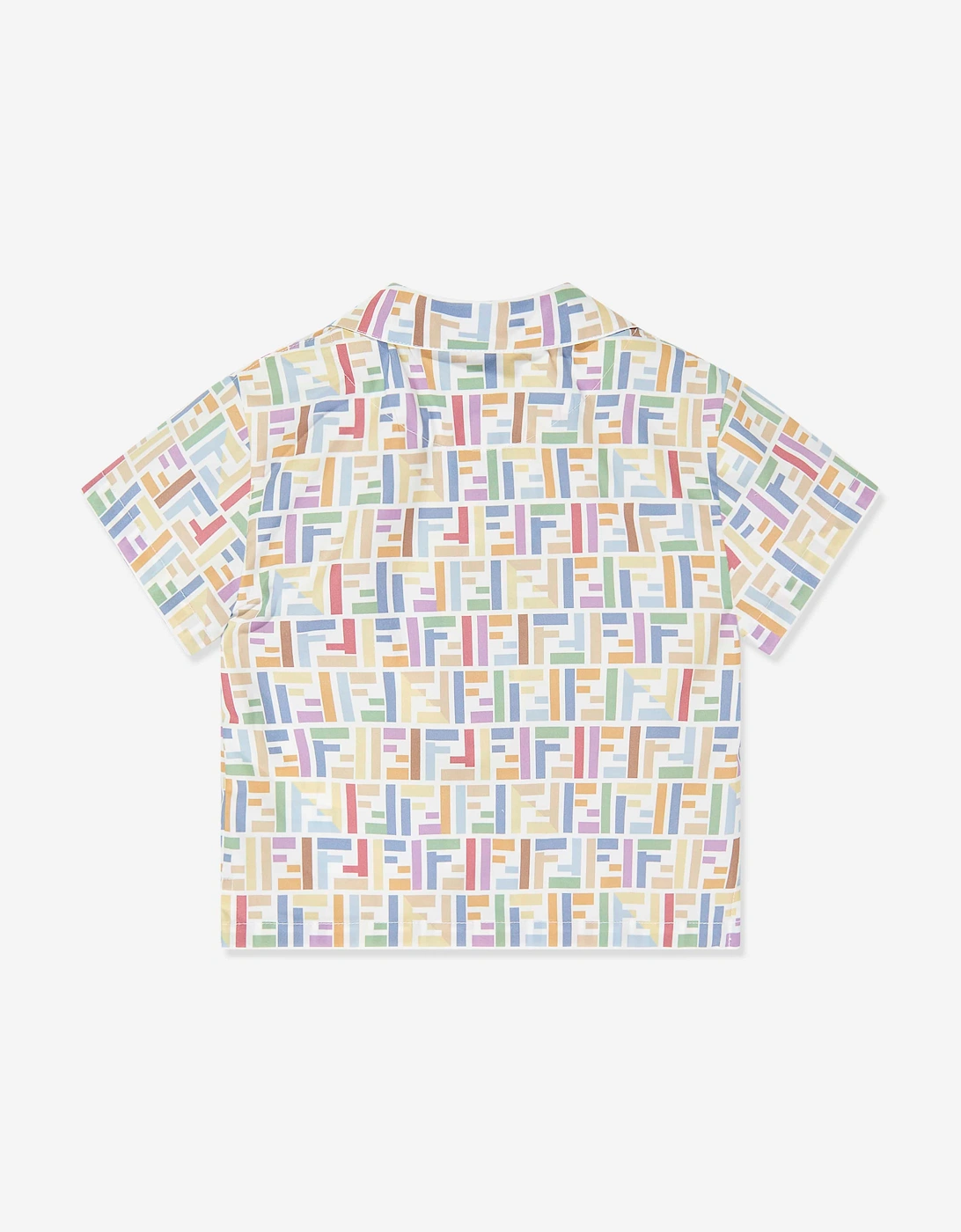 Fendi Baby Boys FF Logo Shirt in Multicolour