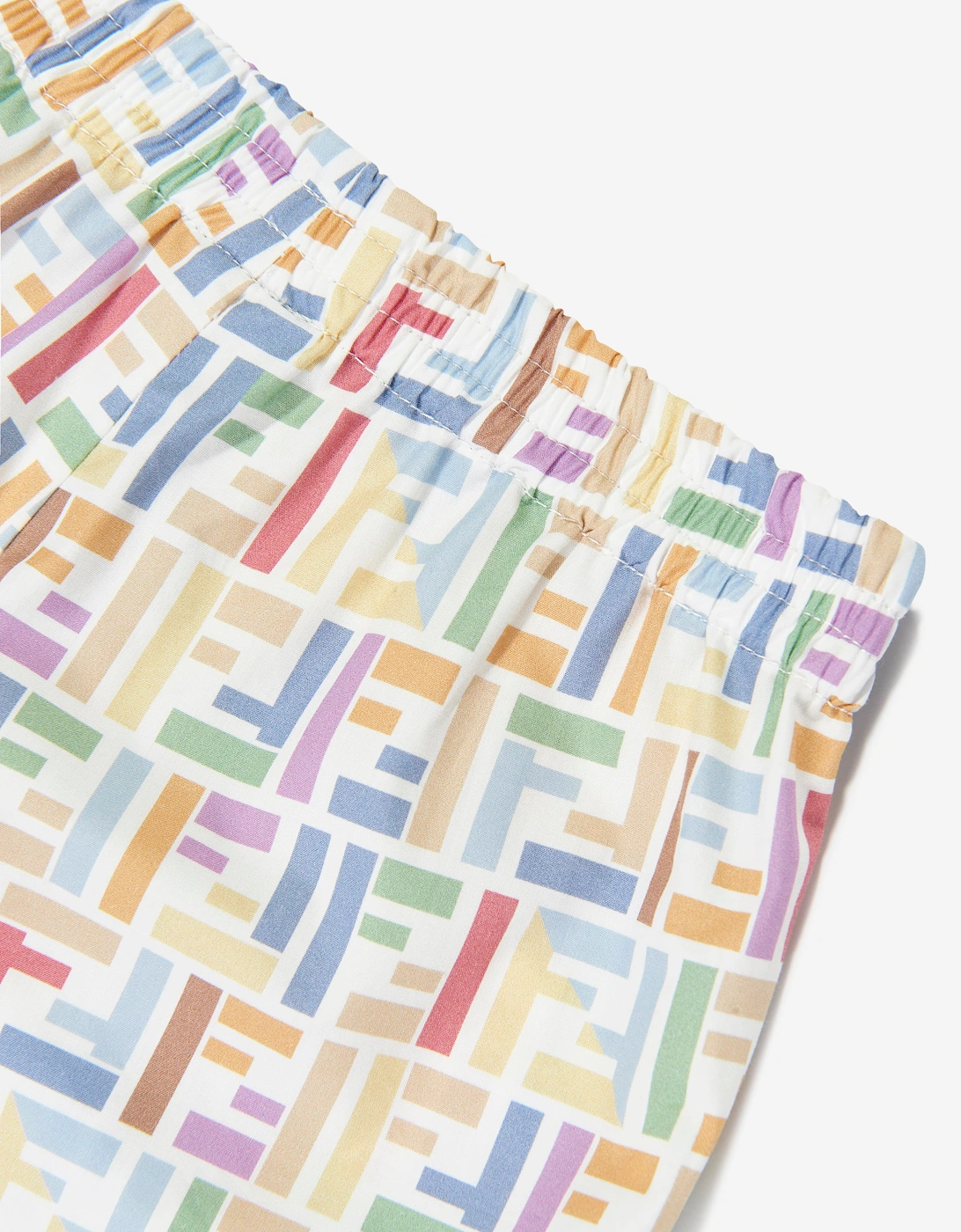 Fendi Baby Boys FF Logo Shorts in Multicolour