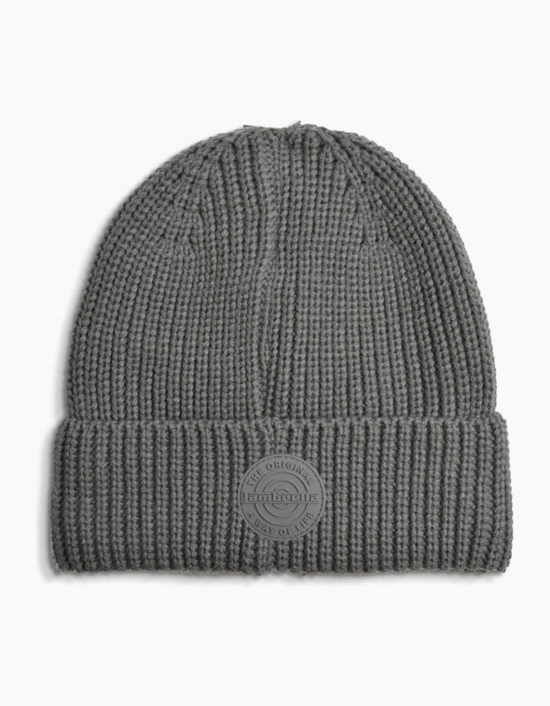 Lambretta Mens Fleece Lined Chunky Knit Beanie