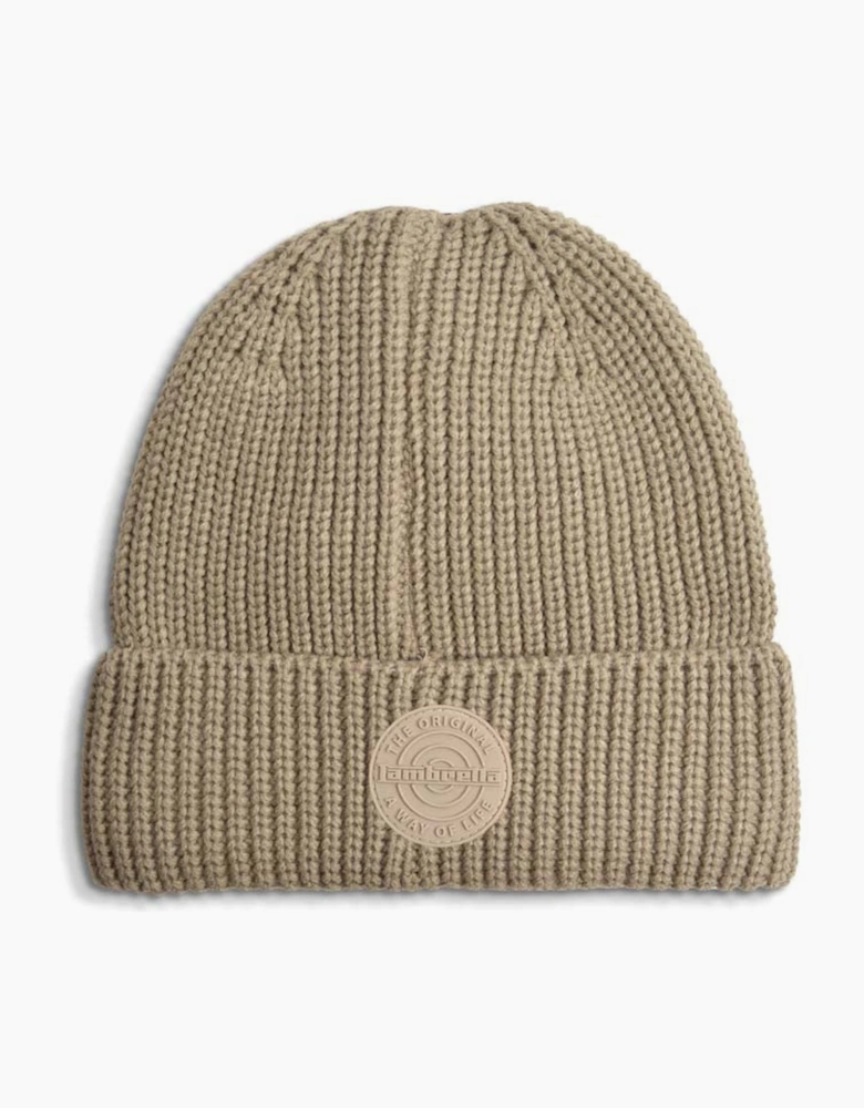 Lambretta Mens Fleece Lined Chunky Knit Beanie