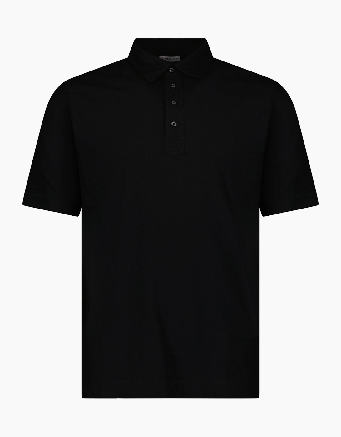 Moncler Men's Moncler Edit Short Sleeve Polo Shirt in Black